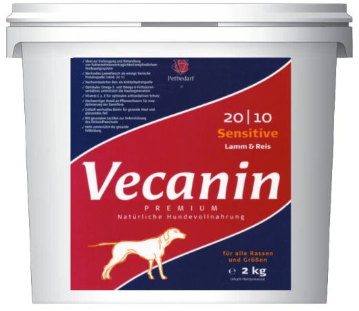 Vecanin Sensitive Lamm & Reis 20/10 - 2 kg