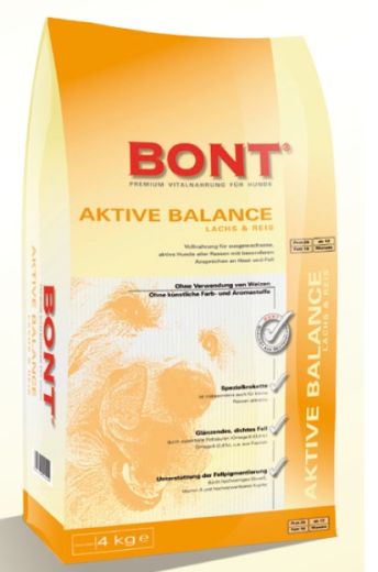 BONT AKTIVE BALANCE Hundefutter mit LACHS & REIS 15kg